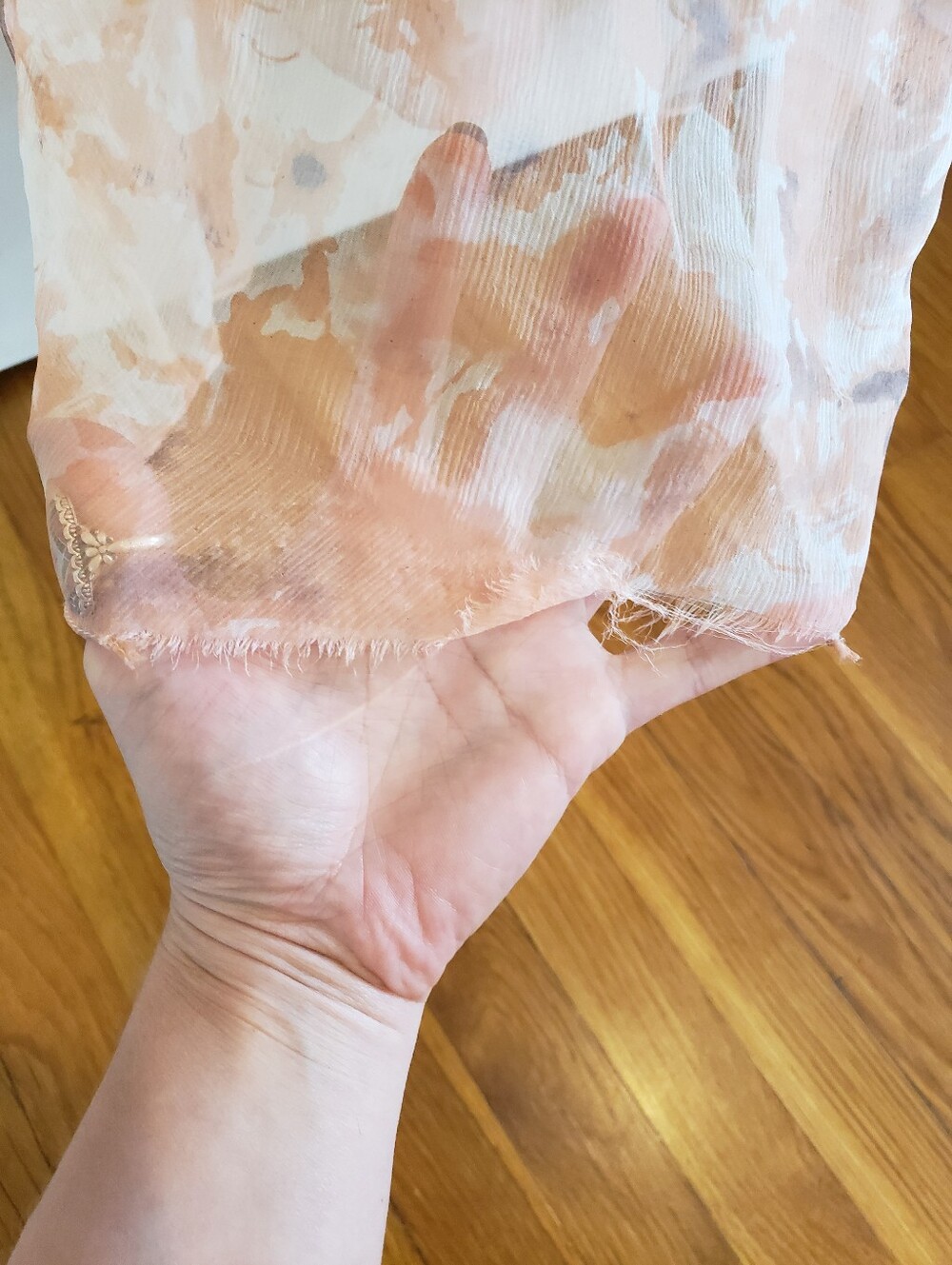 Chiffon Overlay Ruffle Formal Dress - Picture 3 of 11